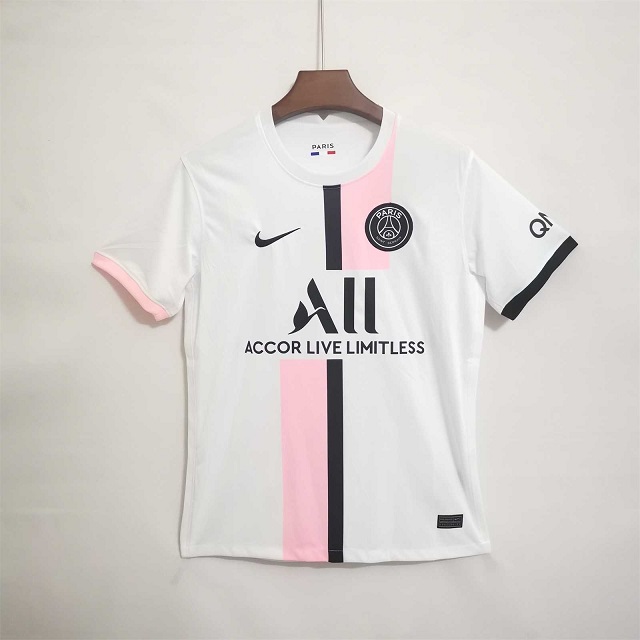 AAA Quality Paris St Germain 21/22 Away White Soccer Jersey